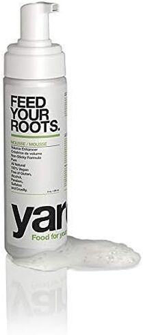 Yarok Feed Your Roots Organic Mousse, 8oz, Made from Black Currant, Coconut Oil, Beet Root, and Blueberries, 100% Vegan, Free from Gluten, Sulfate, Alcohol & Paraben, Cruelty-Free in Saudi Arabia