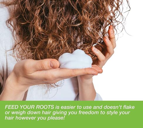 Yarok Feed Your Roots Organic Mousse, 8oz, Made from Black Currant, Coconut Oil, Beet Root, and Blueberries, 100% Vegan, Free from Gluten, Sulfate, Alcohol & Paraben, Cruelty-Free in Saudi Arabia