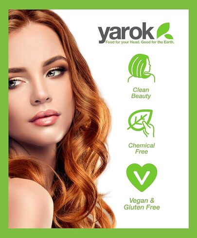 Yarok Feed Your Roots Organic Mousse, 8oz, Made from Black Currant, Coconut Oil, Beet Root, and Blueberries, 100% Vegan, Free from Gluten, Sulfate, Alcohol & Paraben, Cruelty-Free in Saudi Arabia