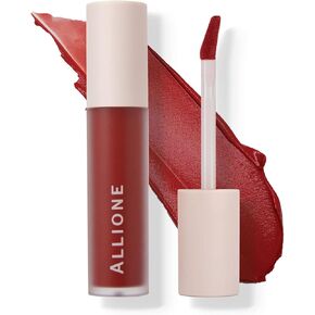 ALLIONE Korean Lip Tint Balm, Moisturizing Tinted Lip Stain, Long Lasting Velvet Lip Tint Stain, Matte Natural Look Lip Tint, Hydrating Lip Tint Cream for Soft Lips Kissed with Smudge-proof Color