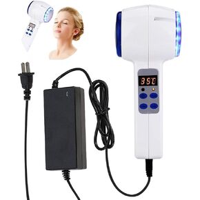 Hot and Cold Double Heads Hammer Massage Instrument, Facial SPA Anti-Wrinkle Skin Tighten Lifting and Shrinking Pores Beauty Massager Device in Saudi Arabia