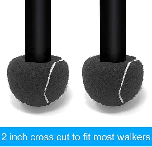 URBEST 4PCS Precut Walker Tennis Balls for Furniture Legs and Floor Protection… in Saudi Arabia