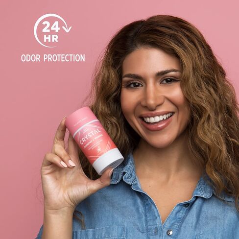 Crystal Magnesium Solid Stick Natural Deodorant, Non-Irritating Aluminum Free Deodorant for Men or Women, Safely and Effectively Fights Odor, Baking Soda Free, Coconut + Vanilla, 2.5 oz in Saudi Arabia