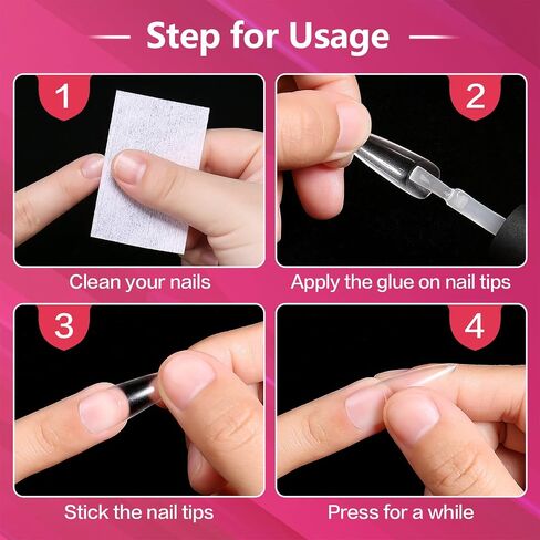 AIMEILI False Nail Tips, 432PCS Clear Matte Coffin Full Cover Nail Tips for Soak Off Nail Extension, Acrylic False Press on Nails with Box for Nail Art Salon and Home DIY, 10 Sizes in Saudi Arabia