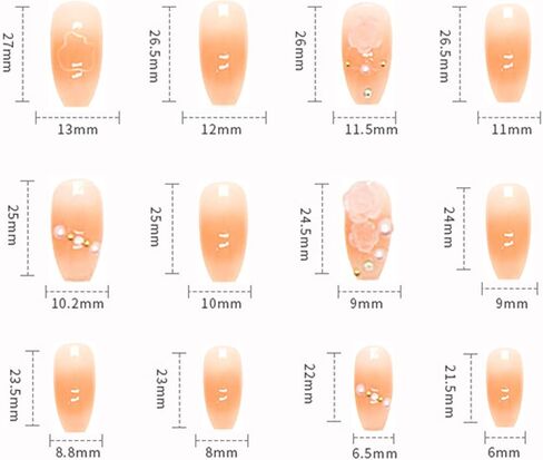 Press on Nails with Designs Medium Length, Coffin Shape Full Cover Reusable False Nails with Glue, Stick on Nails with Big Rhinestone, Artificial Acrylic Fake Nails for Women, Glue on Nails Square in Saudi Arabia