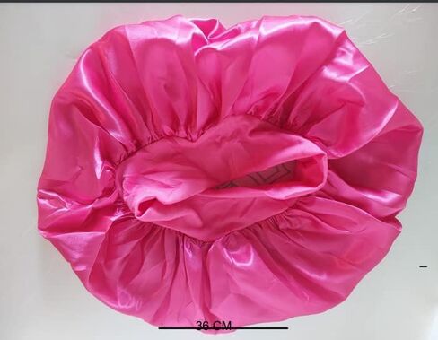 Silk Bonnet for Women, Shower cap, Satin Silk Bonnet, Comfortable Sleep Cap Bonnets for Women (Black) in Saudi Arabia