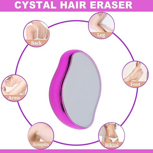 ممحاة شعر كريستالية، مزيل الشعر الكريستالي، اداة ازالة الشعر للذراعين والساقين والظهر in Saudi Arabia