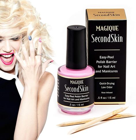 Magique Cuticle Oil Pen & Nail Strengthener - Nail Oil & Nail Guardian Serum - Cuticle Softener Oil Pens with Vitamins A & E - Natural Nails Treatment VitalePen (Bundle: SecondSkin + 2 Pens) in Saudi Arabia