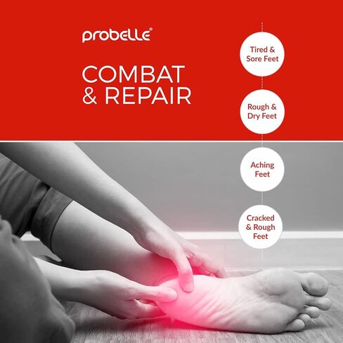 Probelle Advanced Total Foot Cream: Soothes, Hydrates, Rejuvenates Skin For Rough, Dry, Cracked & Sore Feet, 3 Ounces in Kuwait