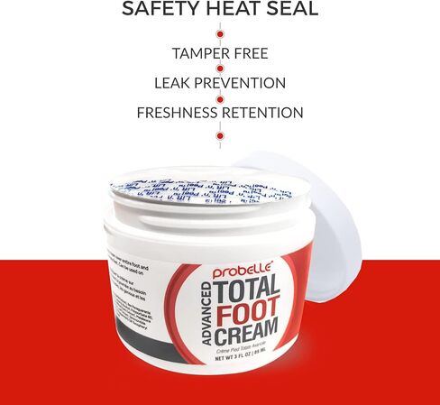Probelle Advanced Total Foot Cream: Soothes, Hydrates, Rejuvenates Skin For Rough, Dry, Cracked & Sore Feet, 3 Ounces in Kuwait