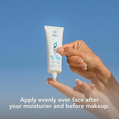 واقي الشمس العضوي الشفاف غير اللامع من كولا، عامل حماية من الشمس SPF 30، عناية بالبشرة تم اختبارها من قبل أطباء الجلدية للحماية اليومية، نباتي وخالي من الغلوتين، خالي من العطور، 1.7 أونصة سائلة in Kuwait