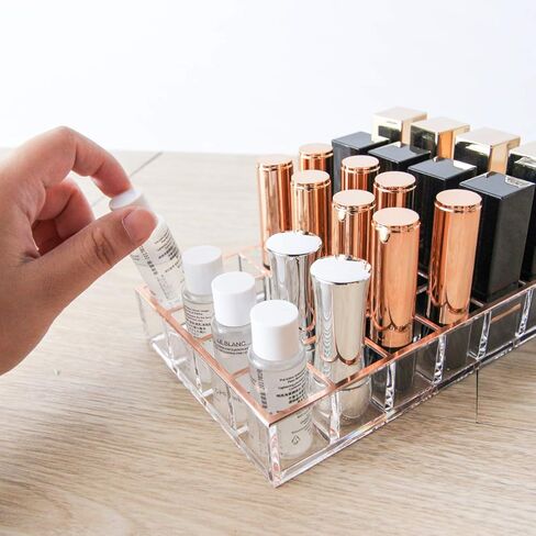 منظم حامل أحمر الشفاه من موسي لايف ML03، 24 مساحة، ذهبي وردي، سلسلة مون لايت in Kuwait