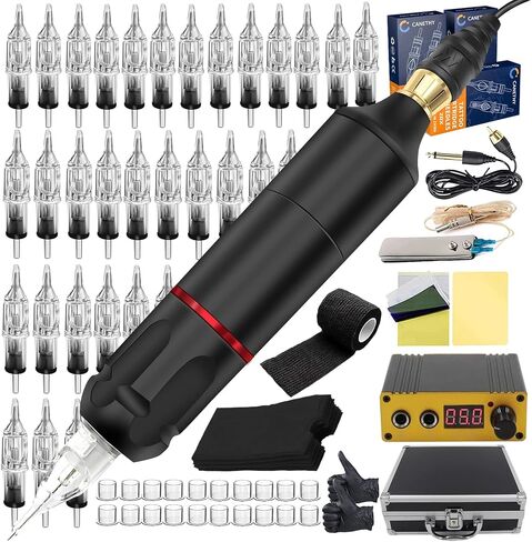 Canethy Wireless Machine Kit Pen Kits with Fake Skins for Artists in Saudi Arabia