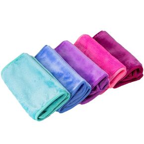 Makeup Remover Cloth, 13x7 Inch Reusable Makeup Remover Towels, Microfiber Fast Drying Facial Washcloth, Soft Face Towels for Washing Face