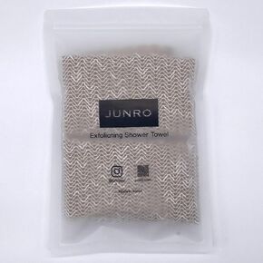 JUNRO (3 عبوات) منشفة استحمام مقشرة - منشفة تقشير ناعمة من نسيج النايلون بنسبة 100% باللون الأزرق لجميع أنواع البشرة - صنع في كوريا in Saudi Arabia
