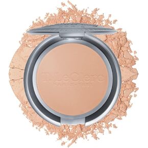 T. Leclerc Compact Pressed Powder - Super-Blendable Face Makeup Longwear Portable Matte Finish Radiant Natural Medium to Full Coverage Airbrushing Mineral Base For Pores & Imperfections (Bronze)