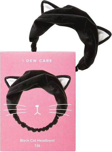I DEW CARE Face Wash Headband - Pink Tiara | Head band for Face Washing & Skincare, Spa Day, Soft & Fuzzy, Cute for Makeup, Shower, Teen Girls Stuff, Princess Style Crown, Hair Band (1 Count) in Kuwait