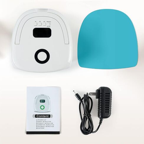 96W Rechargeable Gel UV LED Nail Lamp, Professional Curing Lamp for Gel Nail Polish, Fast Nail Dryer Cordless UV Light for Nail with Portable Handle, Gel Nail Lamp with 4 Timers Setting, LCD Display in Saudi Arabia
