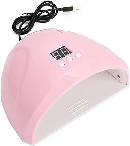 مصباح اظافر صغير 36 واط بالاشعة فوق البنفسجية، مصباح محمول 12 مصباح LED لمعالجة الاظافر مع شاشة LED، ادوات فن الاظافر مع اعداد مؤقت 30/60/90 ثانية للمانيكير والجل وطلاء الاظافر والقدمين in Kuwait