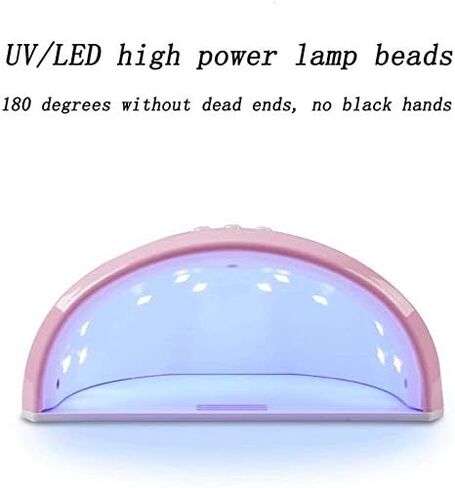 مصباح اظافر صغير 36 واط بالاشعة فوق البنفسجية، مصباح محمول 12 مصباح LED لمعالجة الاظافر مع شاشة LED، ادوات فن الاظافر مع اعداد مؤقت 30/60/90 ثانية للمانيكير والجل وطلاء الاظافر والقدمين in Kuwait