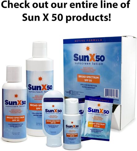 SunX50 25-Packets of Broad Spectrum SPF50 Lotion in Saudi Arabia