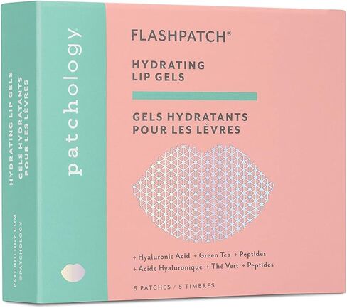 جل الشفاه باتشولوجي مودباتش وفلاش باتش - أقنعة الشفاه للترطيب والإصلاح والعلاج العطري المهدئ - أفضل علاج للشفاه الجافة ومرطب للشفاه الجافة - للاستخدام ليلاً ونهارًا (5 قطع) in Kuwait