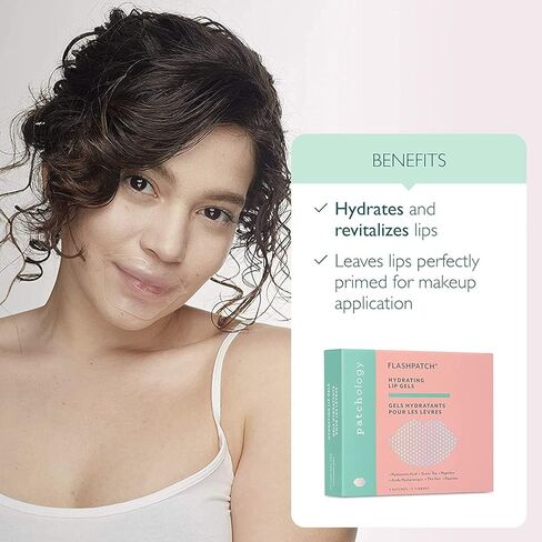 جل الشفاه باتشولوجي مودباتش وفلاش باتش - أقنعة الشفاه للترطيب والإصلاح والعلاج العطري المهدئ - أفضل علاج للشفاه الجافة ومرطب للشفاه الجافة - للاستخدام ليلاً ونهارًا (5 قطع) in Kuwait