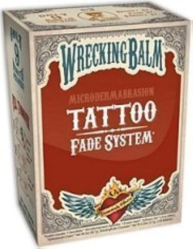 Wrecking Balm Tattoo Fade System For Helping Remove Tattoos From Body, At Home Tattoo & Ink Removal Kit For Fading Unwanted Tattoo's in Saudi Arabia
