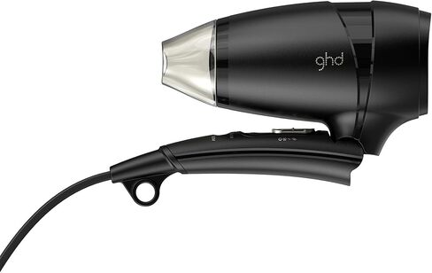 ghd Flight Travel Hair Dryer ― 1200W Suitcase Friendly, Lightweight, Powerful and Compact Blow Dryer for All Hair Types, Professional Portable Hair Volumizer for Anywhere in the World in Saudi Arabia