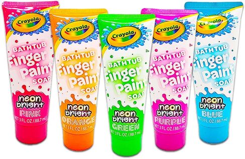 Crayola Bath Super Set -- 5 Crayola Bath Paint Soap Tubes, 5 Bath Pens, 3 Bubble Bath Tubes (13 Pc Set) in Saudi Arabia