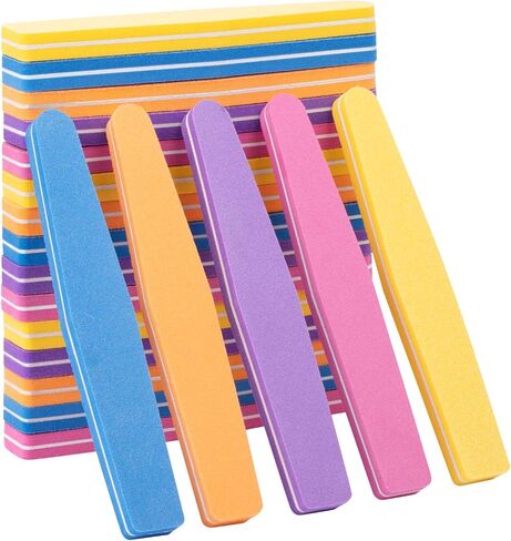 20 Pieces Nail Buffer Block Sponge Nail File Washable Double Sided 100/180 Sanding Block Buffing Files in Saudi Arabia