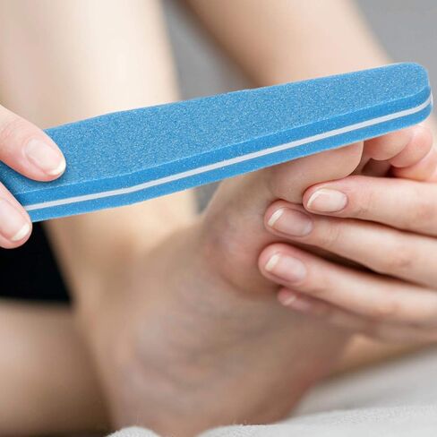 20 Pieces Nail Buffer Block Sponge Nail File Washable Double Sided 100/180 Sanding Block Buffing Files in Saudi Arabia