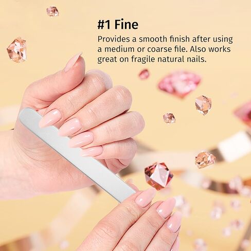 Diamancel Luxury Diamond Nail File – #1 Fine Grit Finishing File for Fingernails in Saudi Arabia