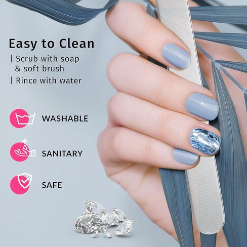 Diamancel Luxury Diamond Nail File – #1 Fine Grit Finishing File for Fingernails in Saudi Arabia
