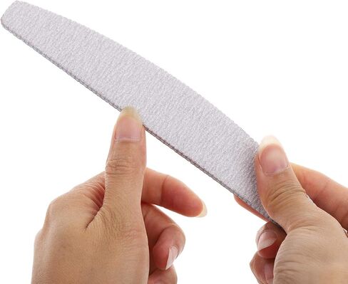 25 Pcs Nail Files 100/150 Grit Double Sided Washable Emery Board for Acrylic Nails Gel Natural Nails in Kuwait