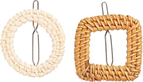 L. Erickson Summer Nights Tige Boule Barrette 2-Pack - Ivory | Tan in Saudi Arabia