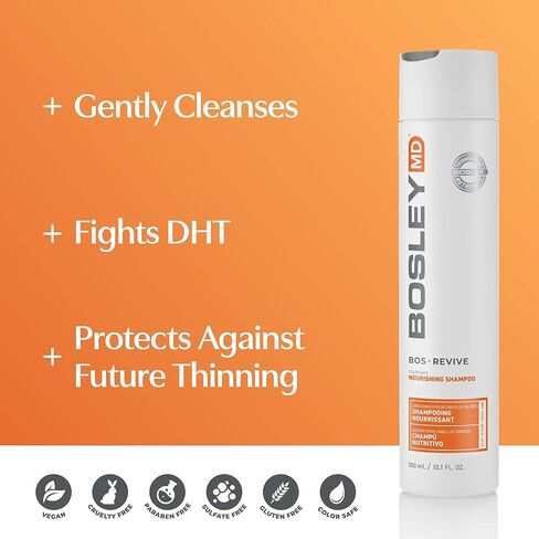 BosRevive شامبو وبلسم ومجموعة لإعادة نمو الشعر، شعر رقيق بشكل ملحوظ، تركيبة سماكة الشعر، لون آمن، مجموعة للمبتدئين وأحجام متعددة in Kuwait
