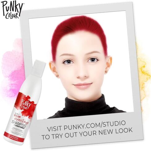 Punky Colour 3-in-1 Color Depositing Hair Cleanser & Conditioner, 8.5 fl oz. (AuburnAmazing) in Saudi Arabia