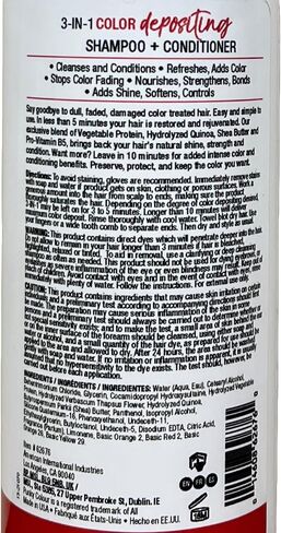 Punky Colour 3-in-1 Color Depositing Hair Cleanser & Conditioner, 8.5 fl oz. (AuburnAmazing) in Saudi Arabia