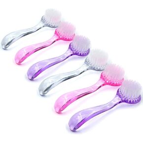 5Pcs Handle Grip Nail Brush for Cleaning Fingernails Nail Scrubber Manicure Brush Nail Tech Nail Cleaning Brushes for Toes and Nails (5 Transparent Colors) in Saudi Arabia