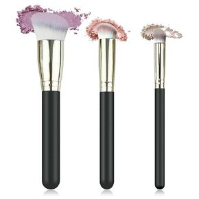 3 قطع من فرش كريم الأساس لإخفاء عيوب البشرة تحت العين والأنف لمزج الكريم السائل والبودرة والتلميع والتنقيط in Kuwait