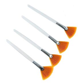Fciqven 4 Pcs Facial Brushes Fan Mask Brush,Soft Makeup Brushes Cosmetic Tools for Peel Mask Makeup in Saudi Arabia