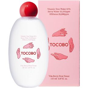 TOCOBO Vita Berry Pore Toner 5.07 fl.oz / 150ml, | Vitamin Facial Toner, Pore Tightening Toner, for Oily & Combination Skin | Vegan, Alcohol Free, Korean Skincare in Saudi Arabia