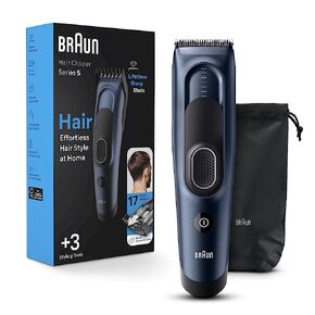 Braun Hair Clippers Series 5 5310, Hair Clippers for Men, Hair Clip from Home with 9 Length Settings, Incl. Memory SafetyLock Recall Setting, Ultra-Sharp Blades, 2 Combs, in Kuwait