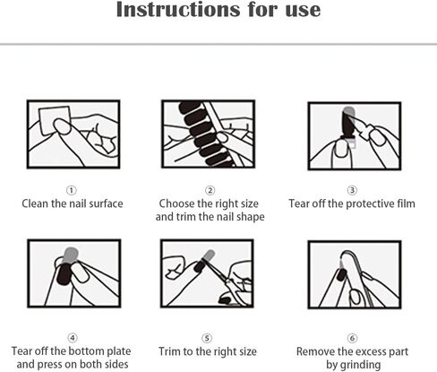 شرائط جل للاظافر، 34 قطعة من ملصقات فن طلاء الاظافر، شرائط اظافر لامعة سهلة التركيب والازالة، تتضمن مبرد اظافر (QS71) in Kuwait