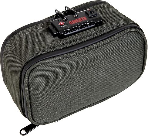 Dime Bags Smell-proof Goodfella with Lock | Carbon Filter Locking Padded Pod | TSA-Approved Combination Lock (7 inch, Black) in Kuwait