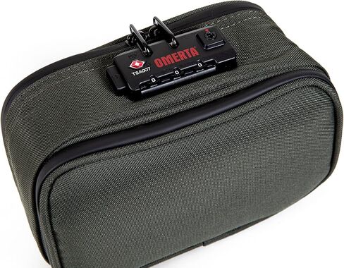 Dime Bags Smell-proof Goodfella with Lock | Carbon Filter Locking Padded Pod | TSA-Approved Combination Lock (7 inch, Black) in Kuwait