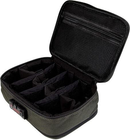 Dime Bags Smell-proof Goodfella with Lock | Carbon Filter Locking Padded Pod | TSA-Approved Combination Lock (7 inch, Black) in Kuwait