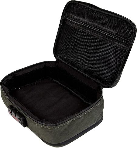 Dime Bags Smell-proof Goodfella with Lock | Carbon Filter Locking Padded Pod | TSA-Approved Combination Lock (7 inch, Black) in Kuwait