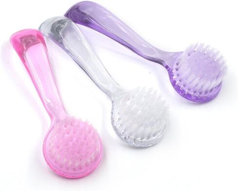 5Pcs Handle Grip Nail Brush for Cleaning Fingernails Nail Scrubber Manicure Brush Nail Tech Nail Cleaning Brushes for Toes and Nails (5 Transparent Colors) in Saudi Arabia